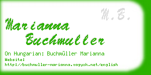 marianna buchmuller business card