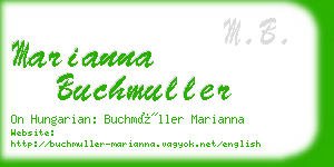 marianna buchmuller business card